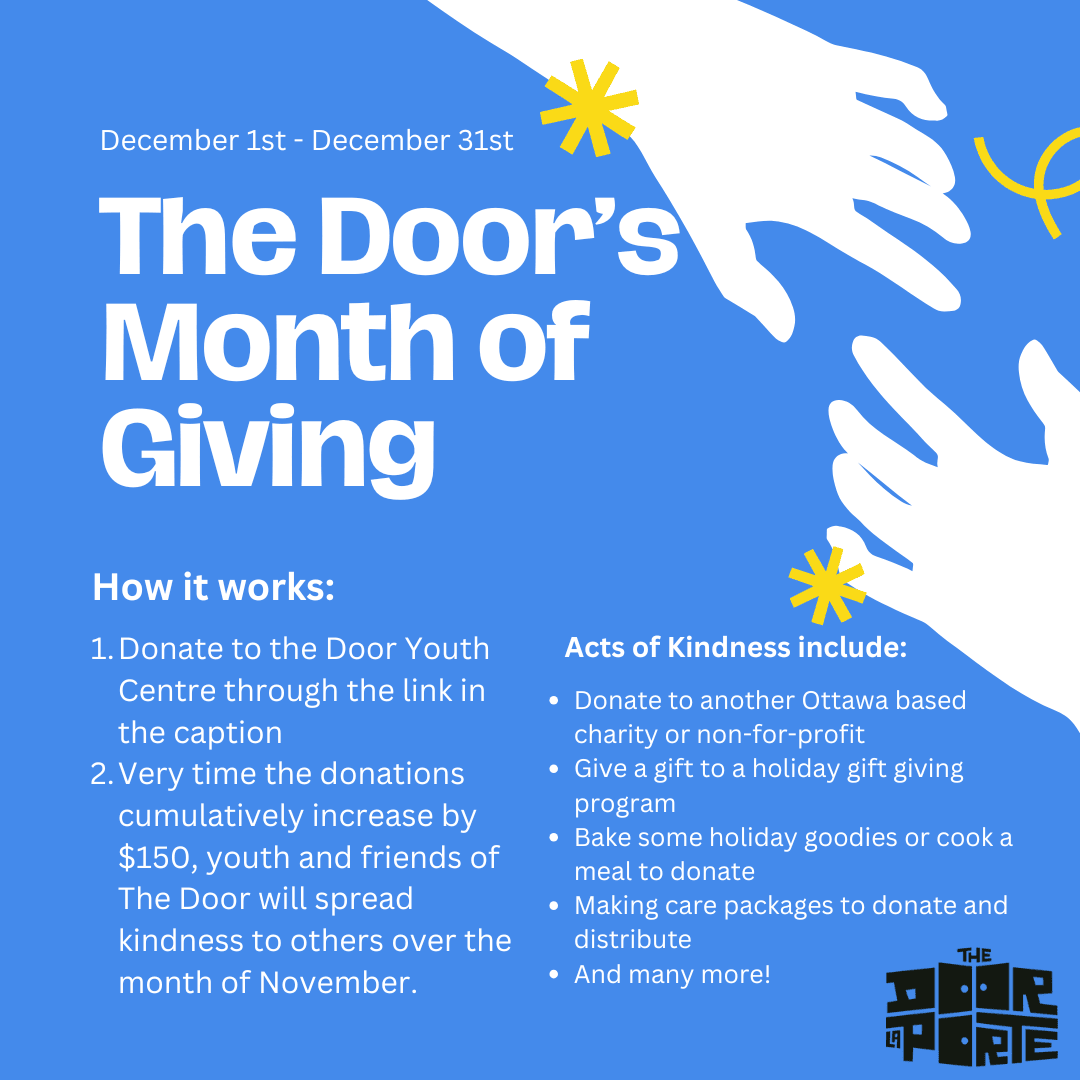 The Doors Month Of Giving Info Graphic