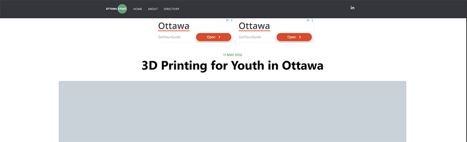 3D Printing for Youth in Ottawa