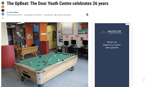 The door celebrates 26 years